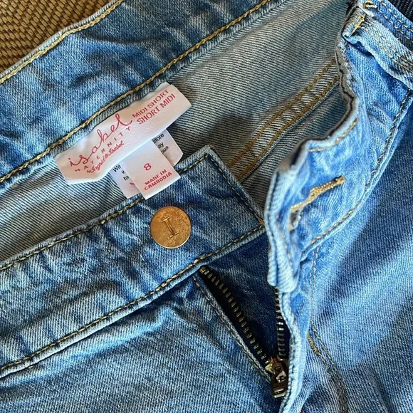 ISABEL Maternity Jean Shirts SZ8 - Picture 3 of 5